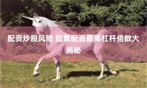 配资炒股风险 股票配资最高杠杆倍数大揭秘
